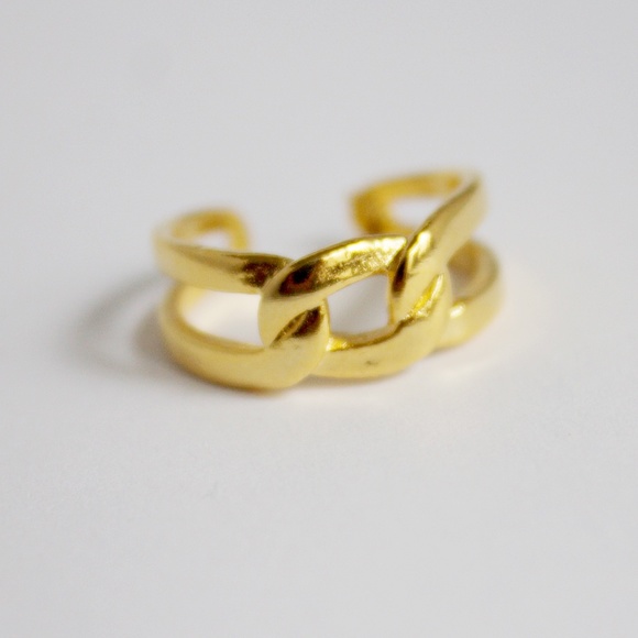 Love knot Ring 24K Plated - Picture 3 of 11